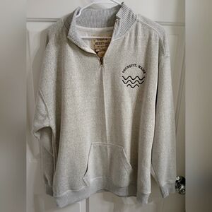 New ogunquit Me. Quarter zip sweater XL